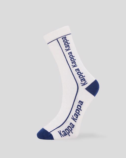 Beyaz Madis 3pack Unisex Beyaz-Kırmızı-Mavi Çorap - KAPPA® Türkiye