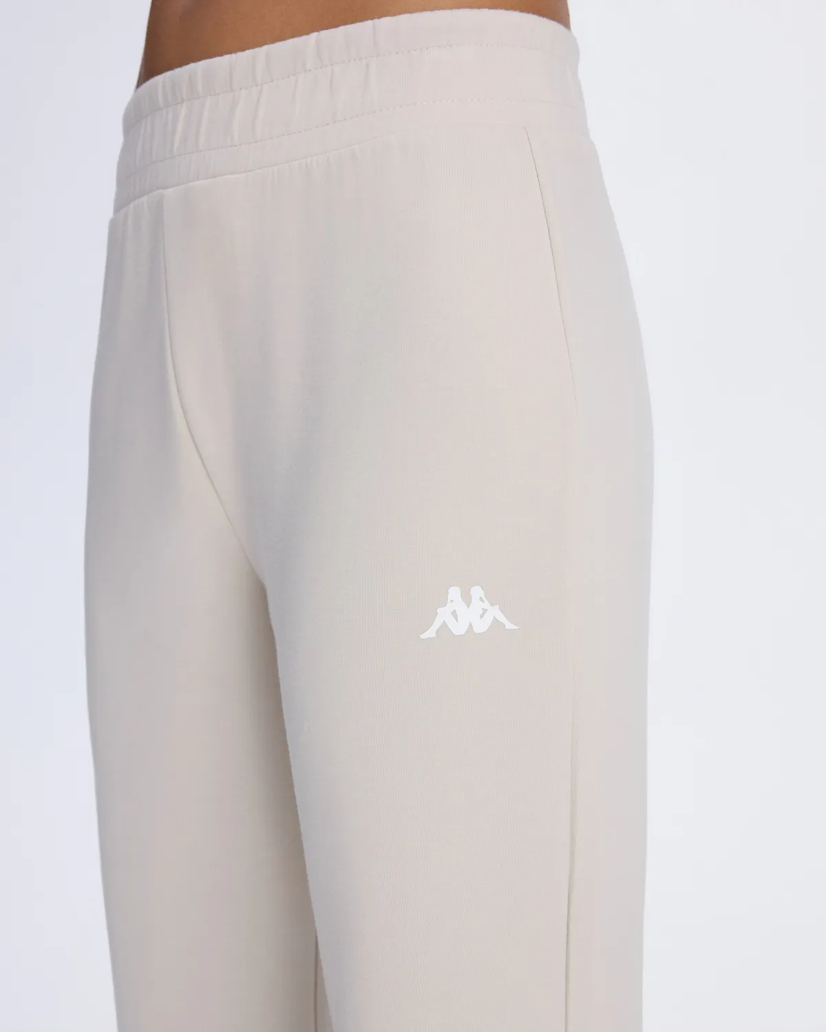 Beyaz Belen Pant Kadın Taş Rengi Comfort Fit Eşofman Altı