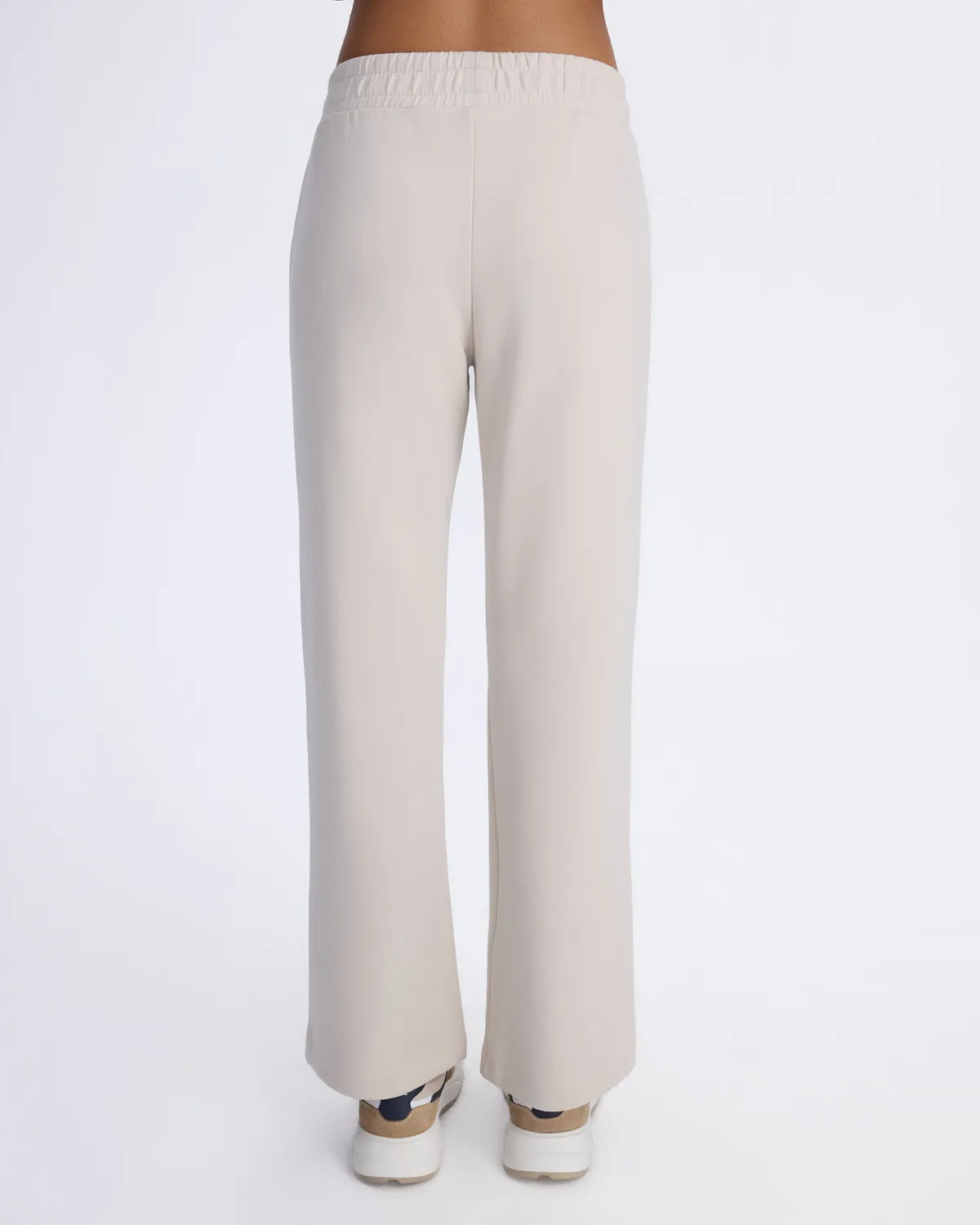 Beyaz Belen Pant Kadın Taş Rengi Comfort Fit Eşofman Altı