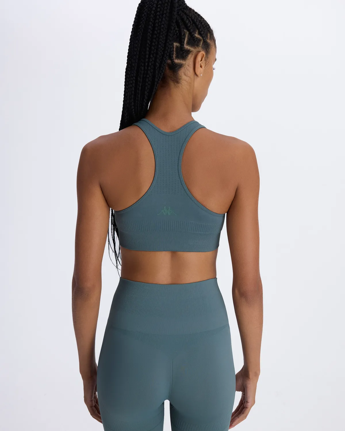 Mavi Ezra Kadın Cam Göbeği Skin Fit Sporcu Sütyeni