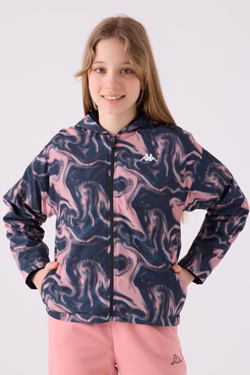 Pembe Authentic  Devin Kız Çocuk Pembe Regular Fit Yağmurluk - KAPPA® Türkiye