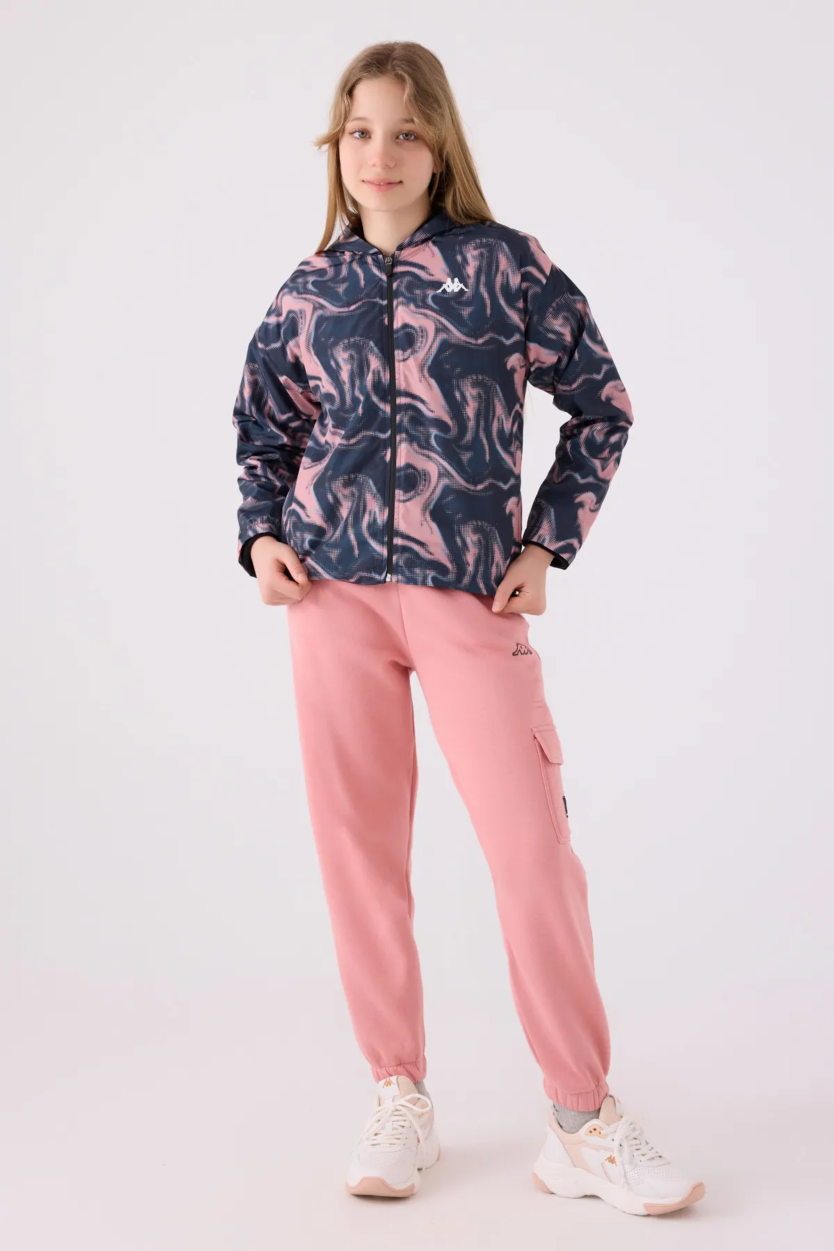 Pembe Authentic  Devin Kız Çocuk Pembe Regular Fit Yağmurluk