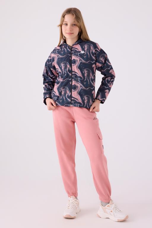 Pembe Authentic  Devin Kız Çocuk Pembe Regular Fit Yağmurluk - KAPPA® Türkiye