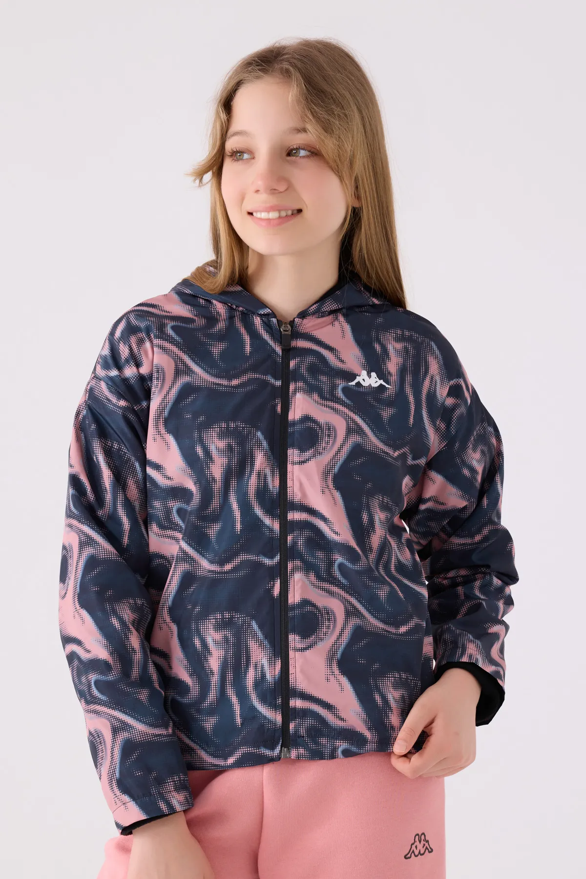 Pembe Authentic  Devin Kız Çocuk Pembe Regular Fit Yağmurluk