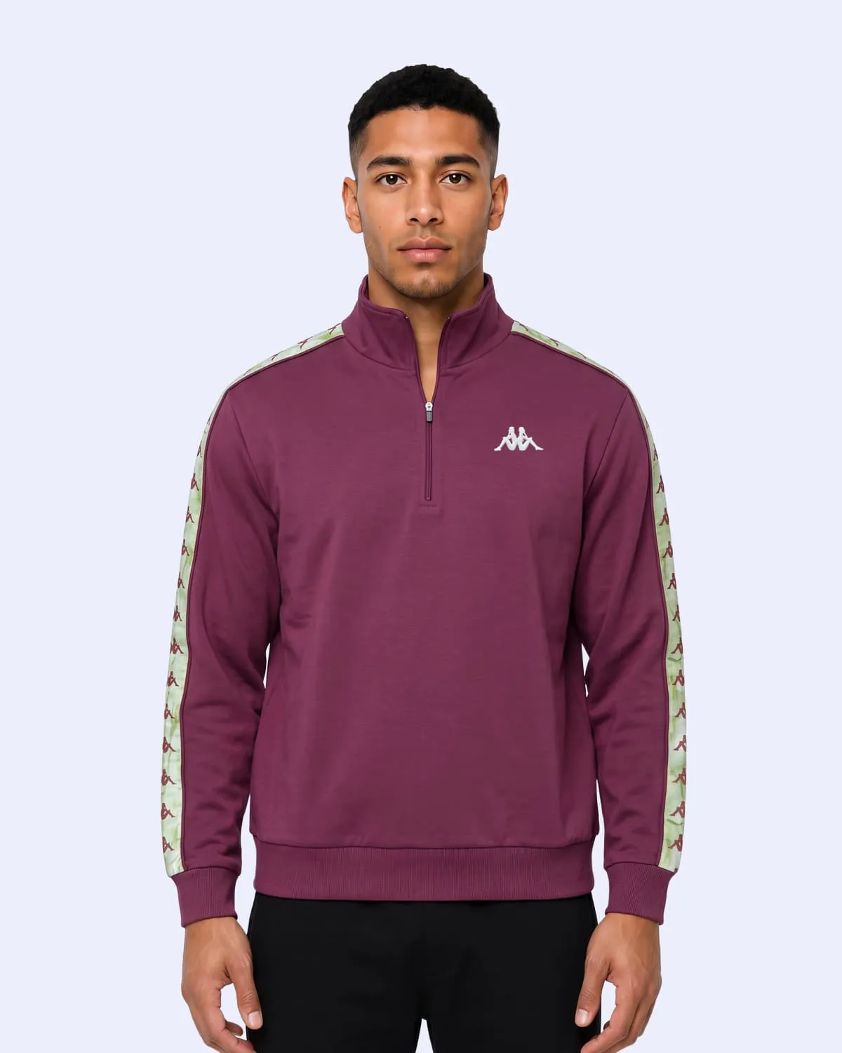 Siyah Authentic 222 Banda Pulliogt Erkek Bordo Regular Sweatshirt