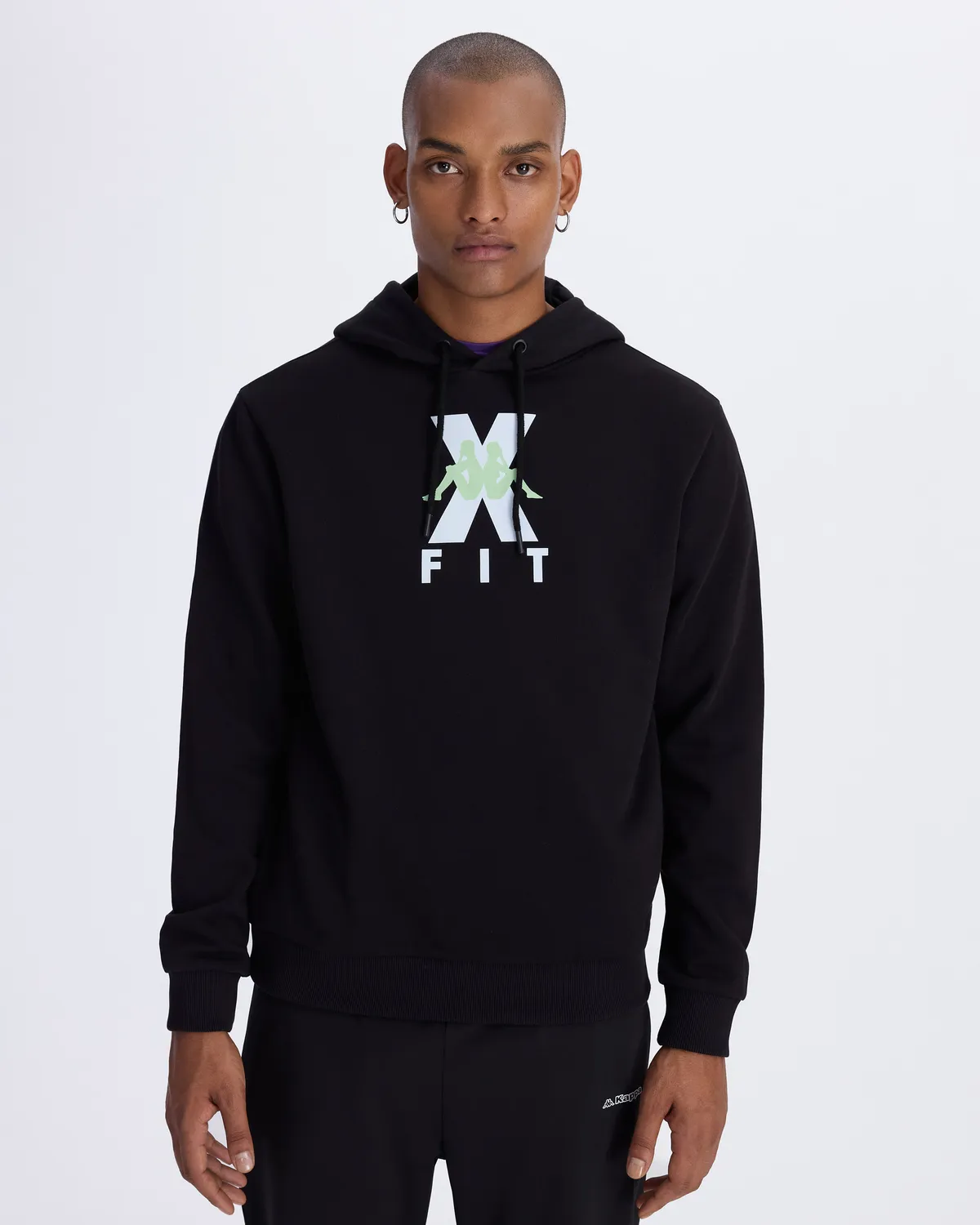 Siyah Kombat Wkt Eterro Tur Xfit Erkek Siyah Regular Fit Hoodie