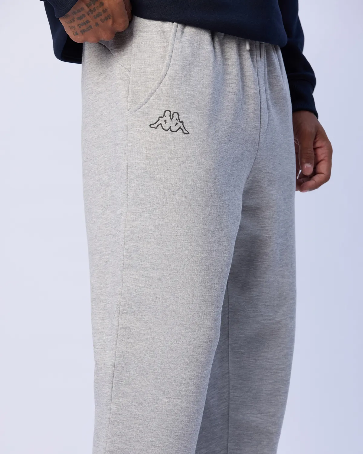 Gri Jeric Erkek Gri Melanj Regular Fit Eşofman Altı