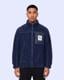 Notte Erkek Mavi Regular Sherpa Mont
