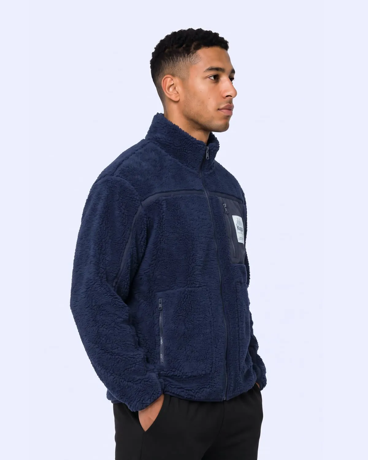 Mavi Notte Erkek Mavi Regular Sherpa Mont