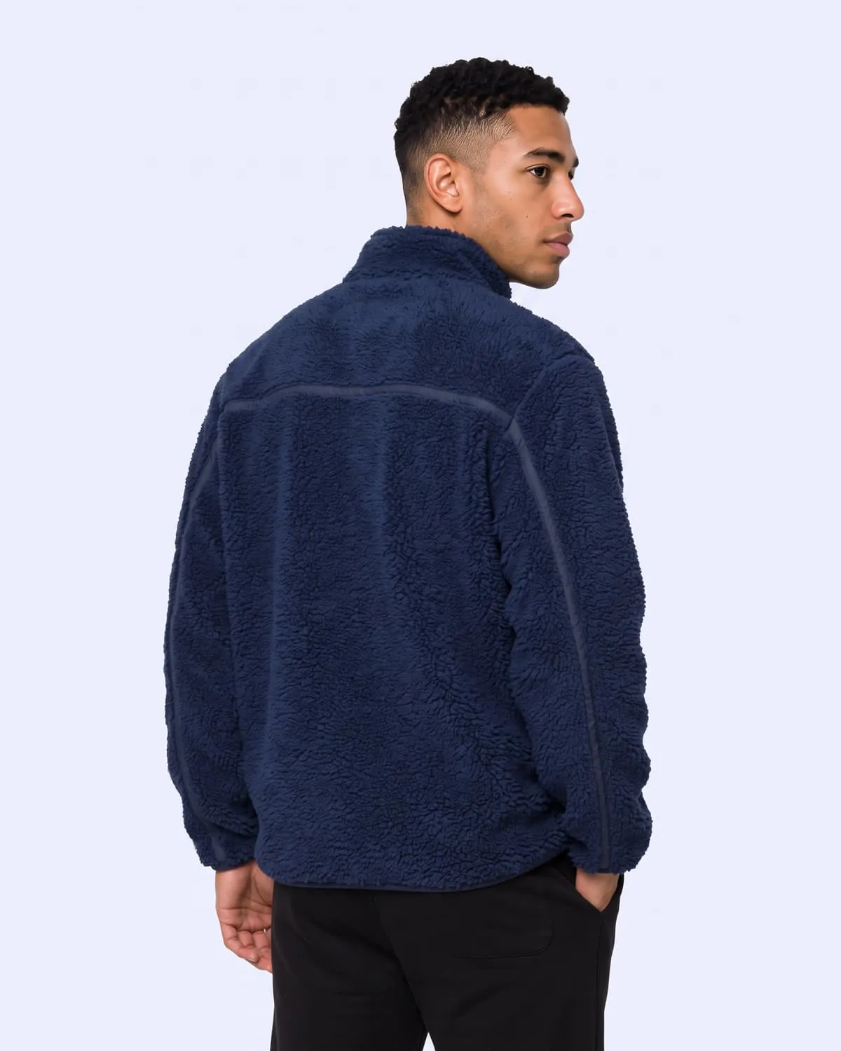 Mavi Notte Erkek Mavi Regular Sherpa Mont