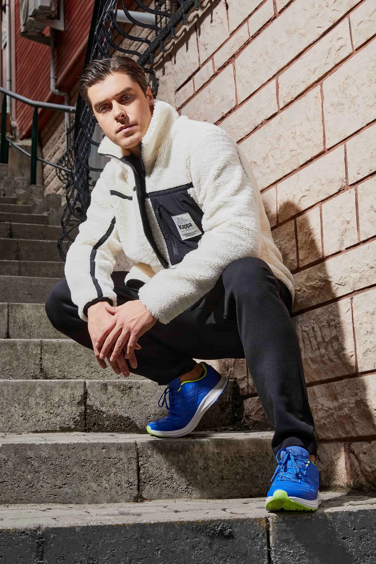 Bej Notte Erkek Bej Regular Fit Sherpa