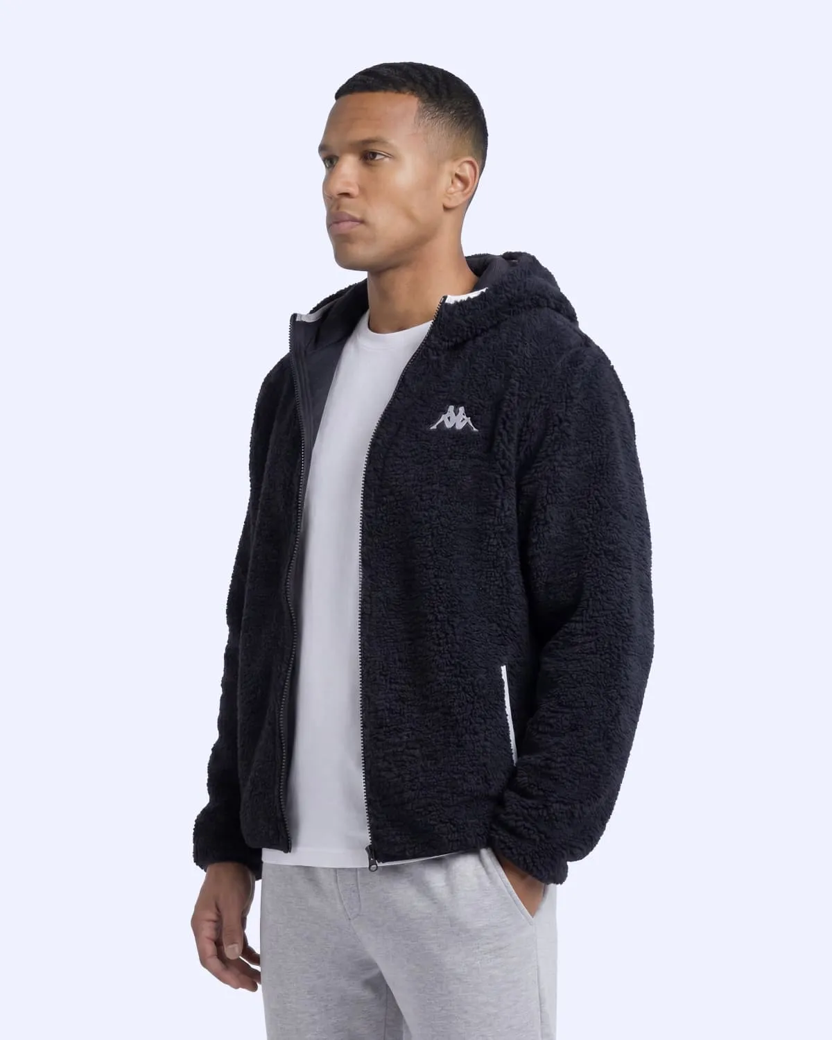 Siyah Mesa Sherpa Erkek Siyah Regular Sherpa Mont