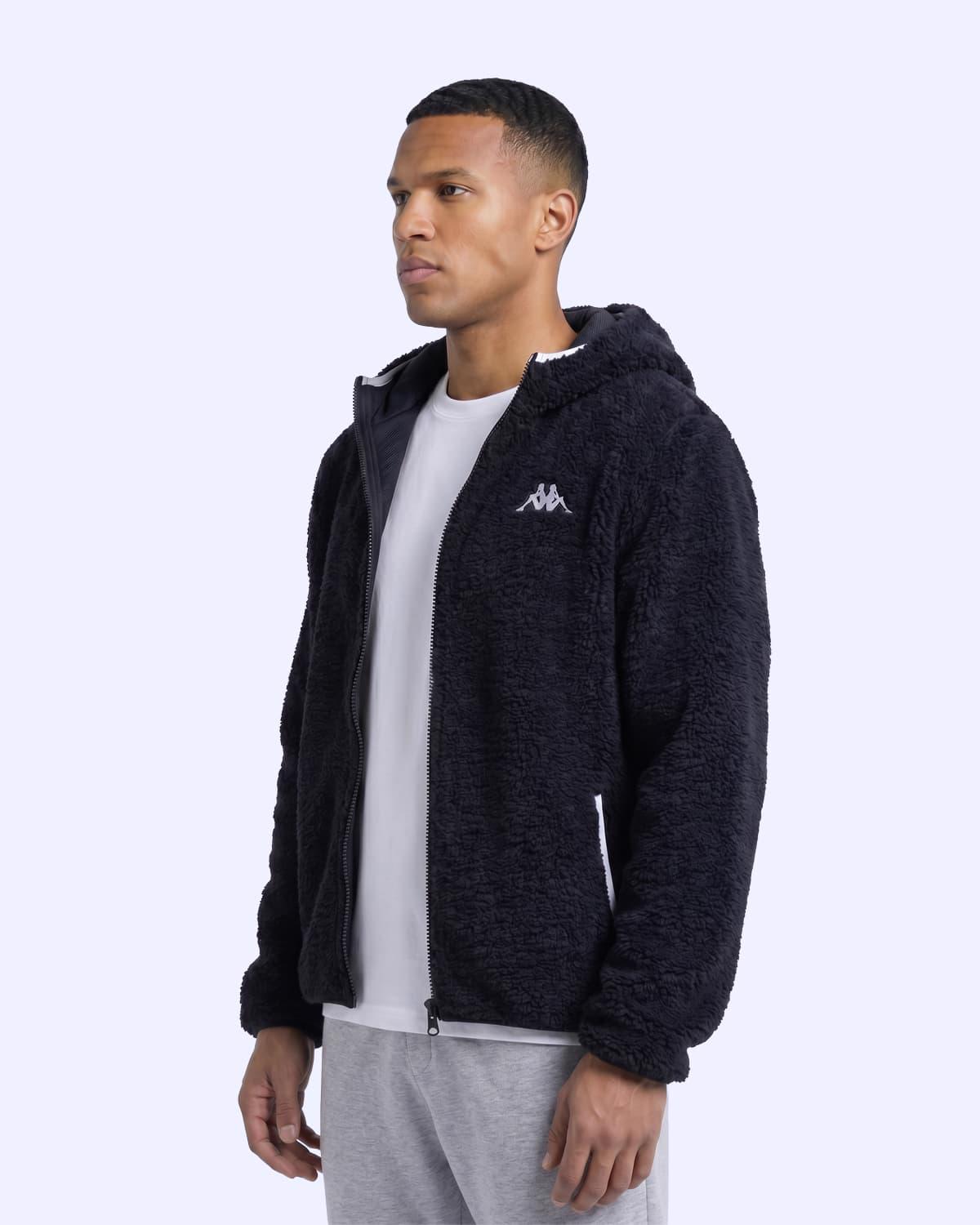 Mesa Sherpa Erkek Siyah Regular Sherpa Mont | KAPPA® Türkiye