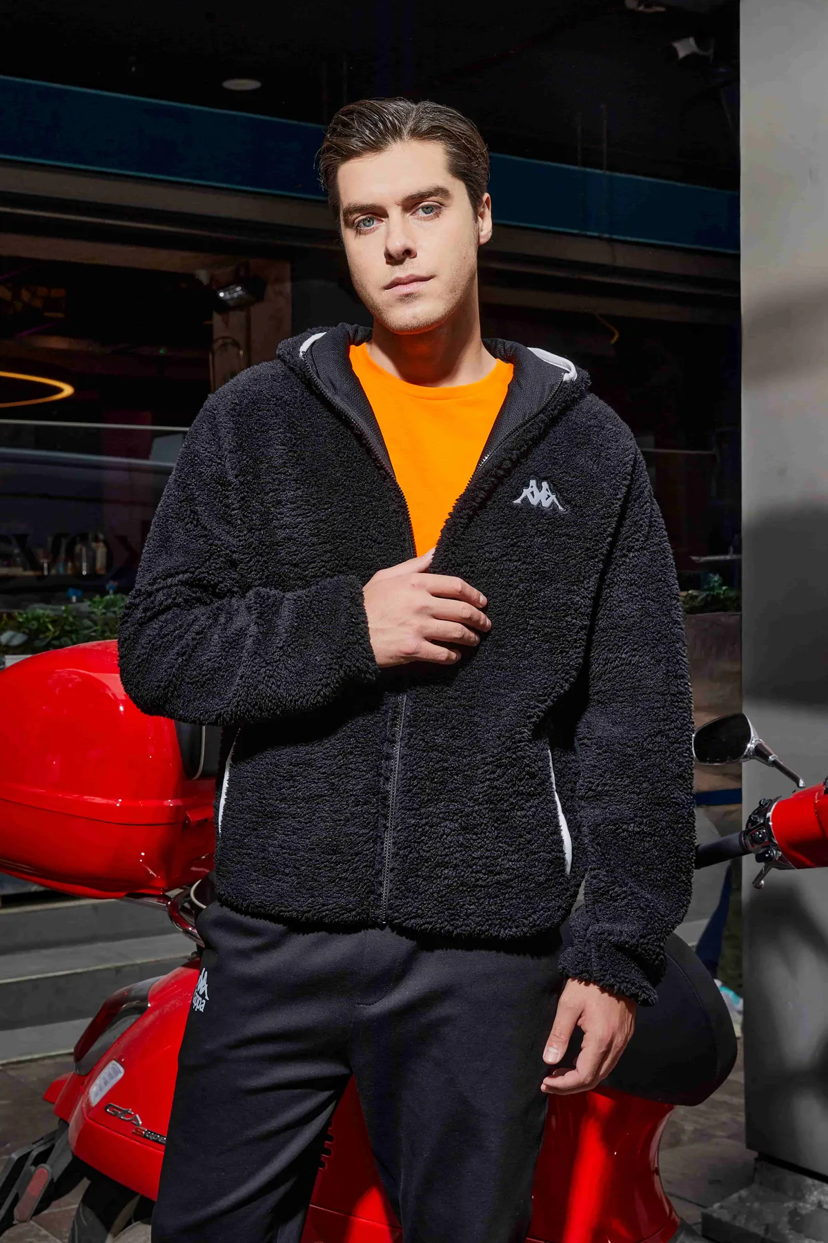 Siyah Mesa Sherpa Erkek Siyah Regular Fit Sherpa