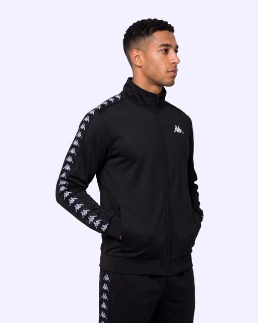 Siyah 222 Banda Andry Full Zip Erkek Siyah Regular Fermuarlı Eşofman Üstü - KAPPA® Türkiye
