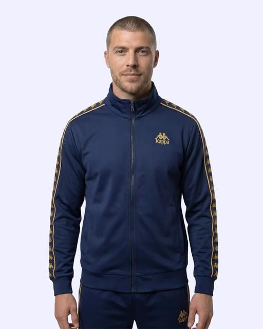 Mavi 222 Banda Andry Full Zip Erkek Lacivert Regular Fermuarlı Eşofman Üstü - KAPPA® Türkiye