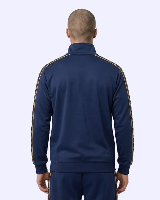 Mavi 222 Banda Andry Full Zip Erkek Lacivert Regular Fermuarlı Eşofman Üstü - KAPPA® Türkiye
