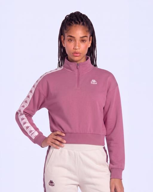 Mor Mines Kadın Mor Viyole Regular Sweatshirt - KAPPA® Türkiye