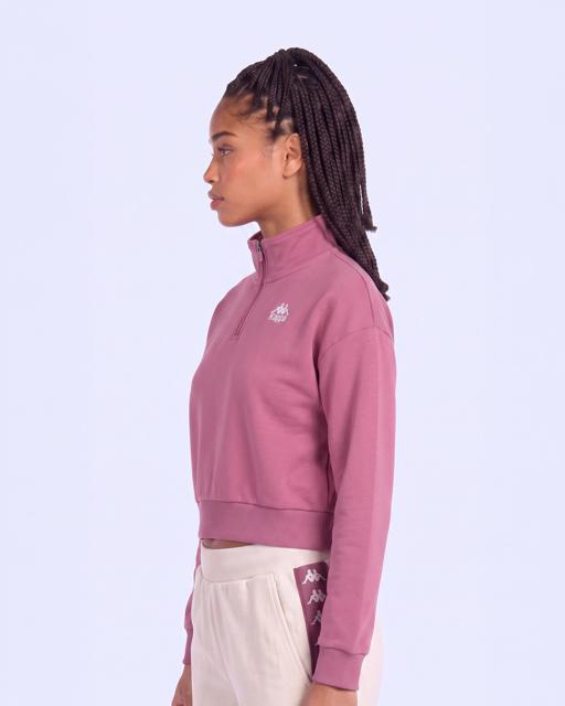 Mor Mines Kadın Mor Viyole Regular Sweatshirt - KAPPA® Türkiye
