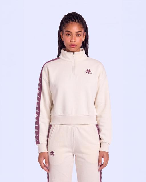 Bej Mines Kadın Bej Regular Sweatshirt - KAPPA® Türkiye