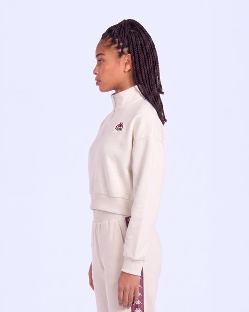 Bej Mines Kadın Bej Regular Sweatshirt - KAPPA® Türkiye