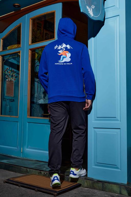 Mavi Oliver Erkek Mavi Regular Fit Hoodie - KAPPA® Türkiye