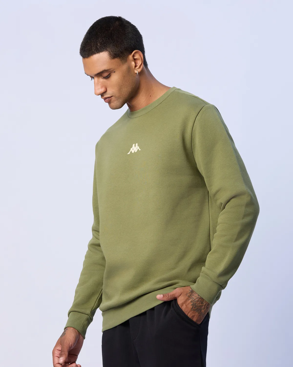 Yeşil Antonio Erkek Yeşil Regular Fit Sweatshirt