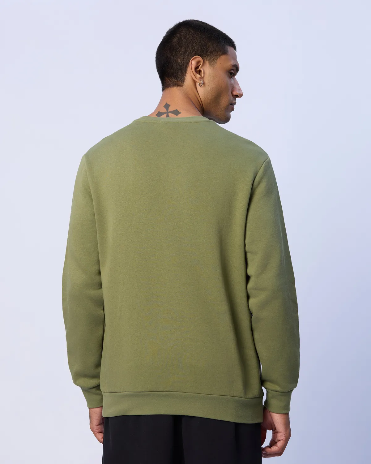 Yeşil Antonio Erkek Yeşil Regular Fit Sweatshirt