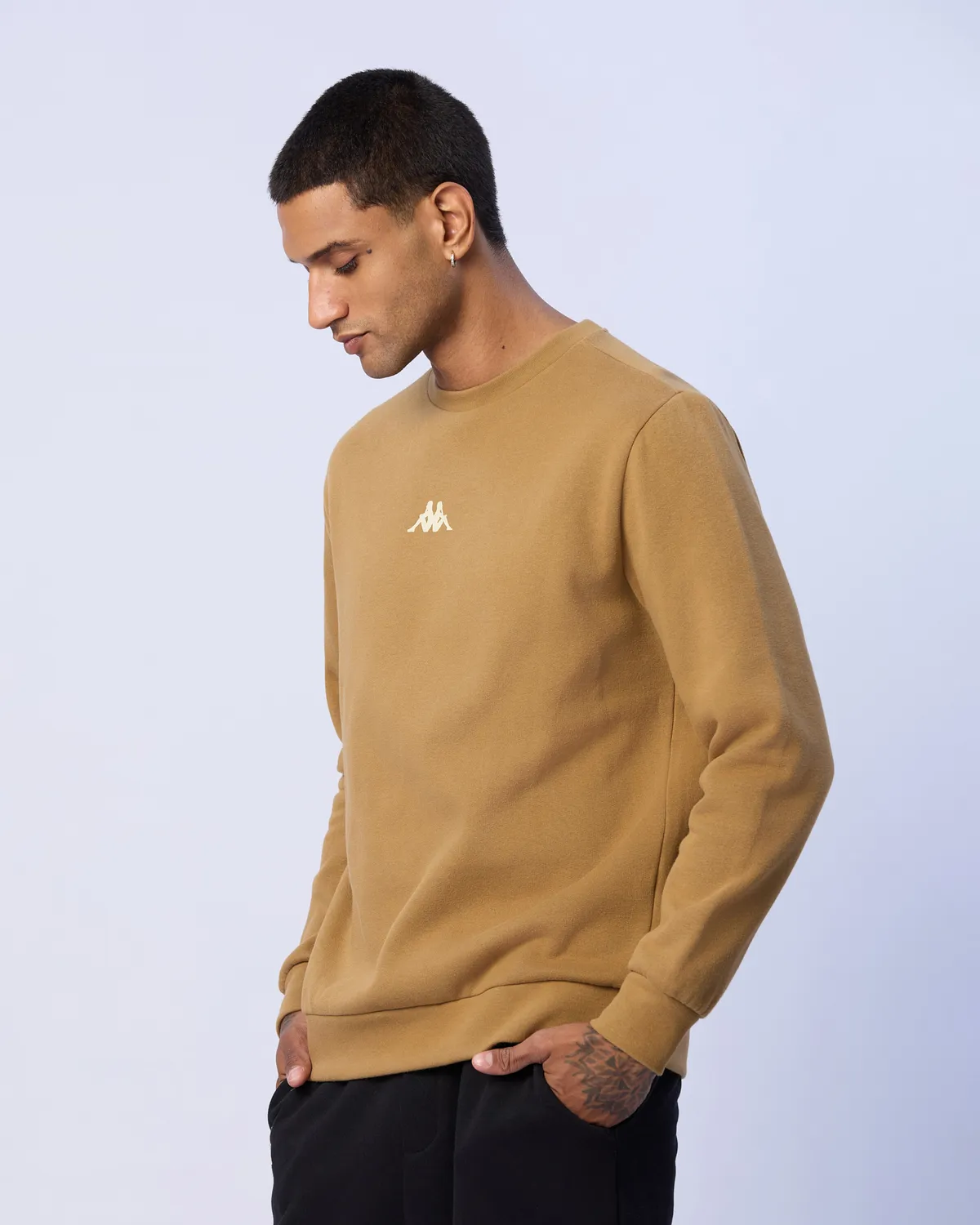 Bej Antonio Erkek Bej Regular Fit Sweatshirt