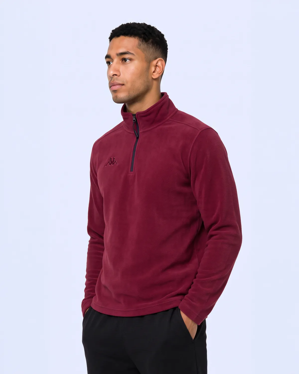 Siyah Luigi Erkek Bordo Regular Polar