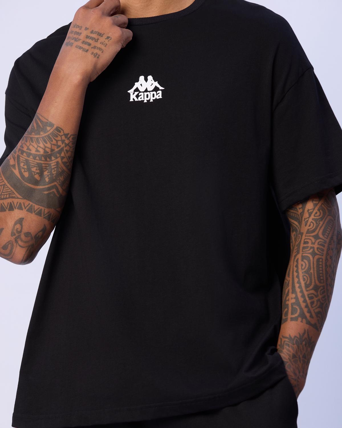 Edwin T-Shirt Erkek Siyah Oversize Tişört | KAPPA® Türkiye