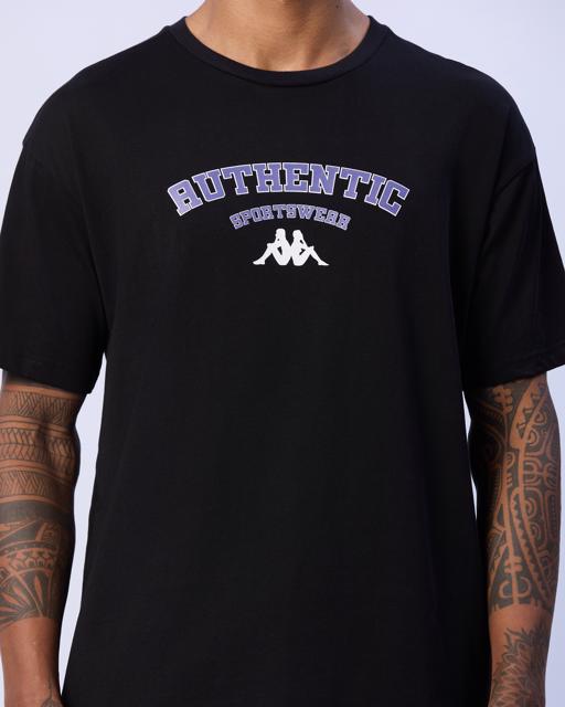 Siyah Dean T-Shirt Erkek Siyah Regular Fit Tişört - KAPPA® Türkiye