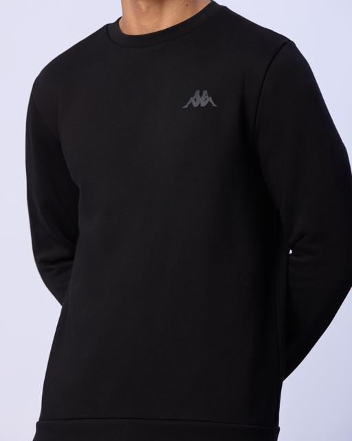 Siyah Tonnio Erkek Siyah Regular Fit Sweatshirt - KAPPA® Türkiye