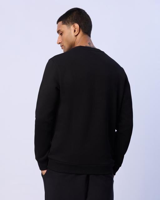 Siyah Tonnio Erkek Siyah Regular Fit Sweatshirt - KAPPA® Türkiye