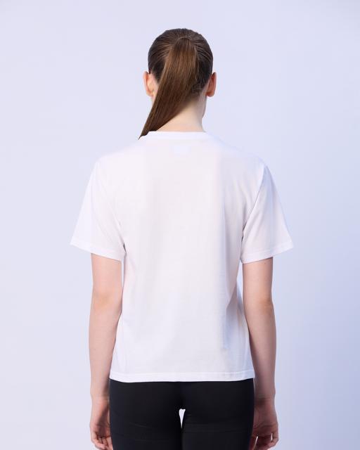 Beyaz Nadya Kadın Beyaz Regular Fit Tişört - KAPPA® Türkiye