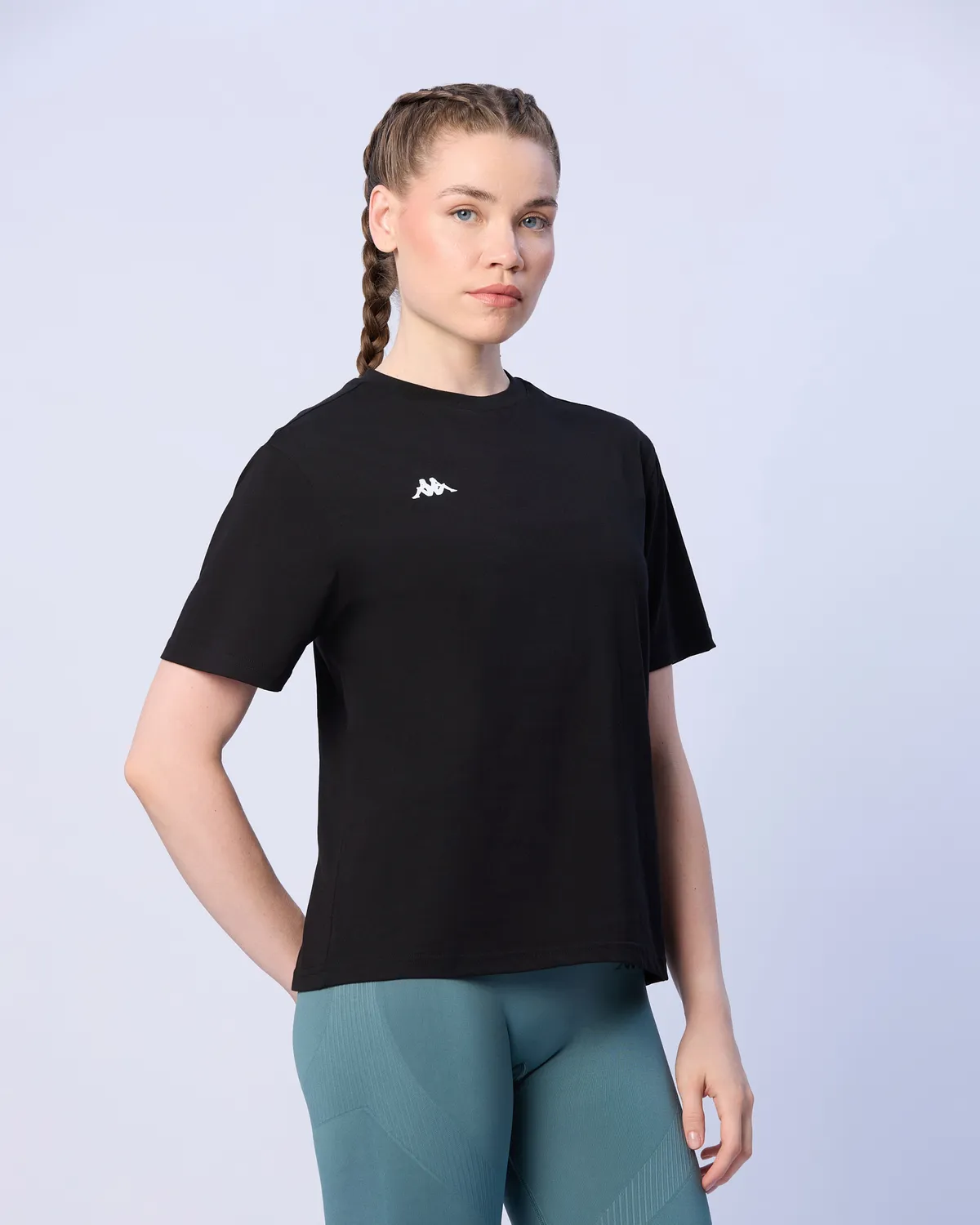 Siyah Nadya Kadın Siyah Regular Fit Tişört