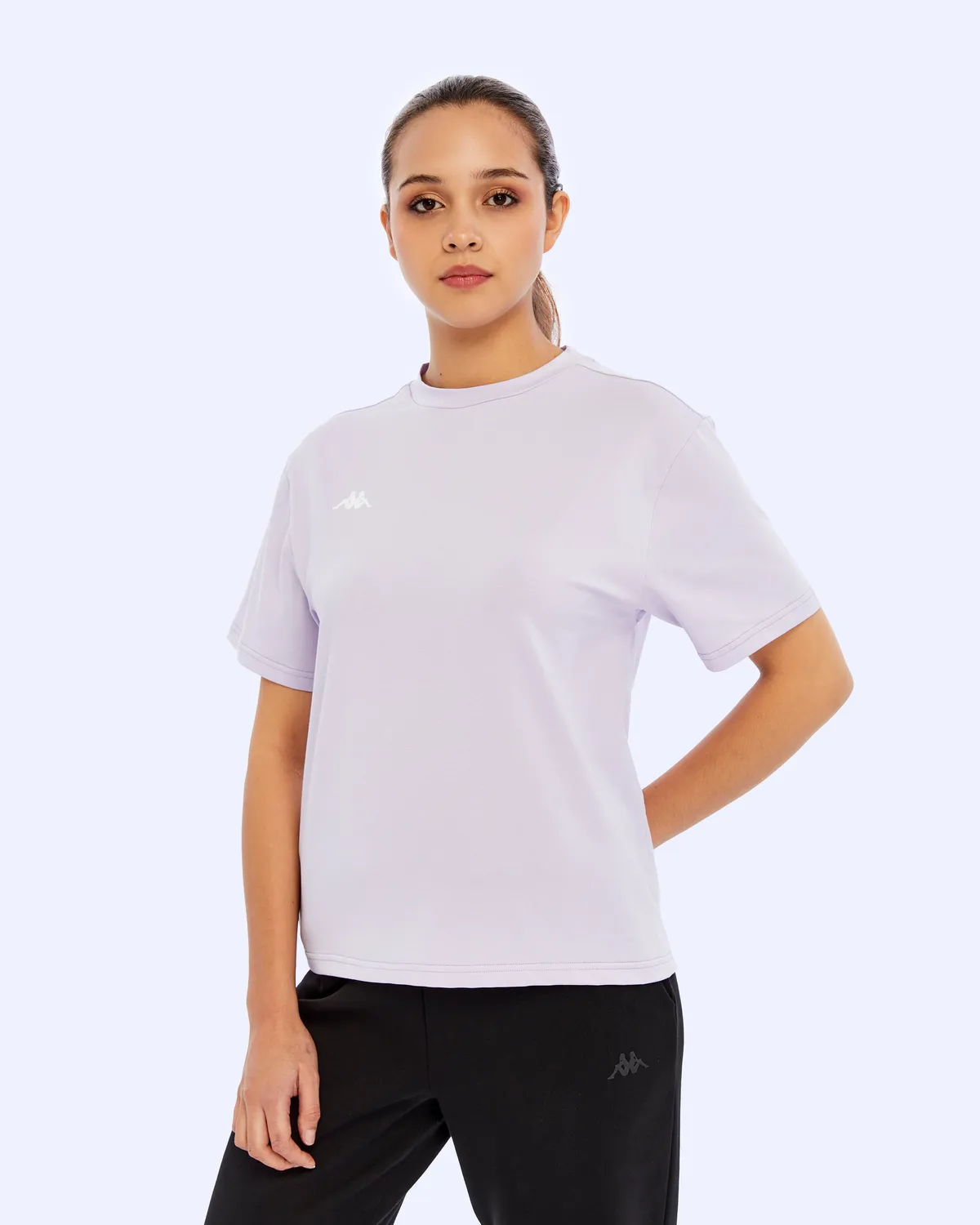 Mor Nadya Kadın Mor Regular Fit Tişört