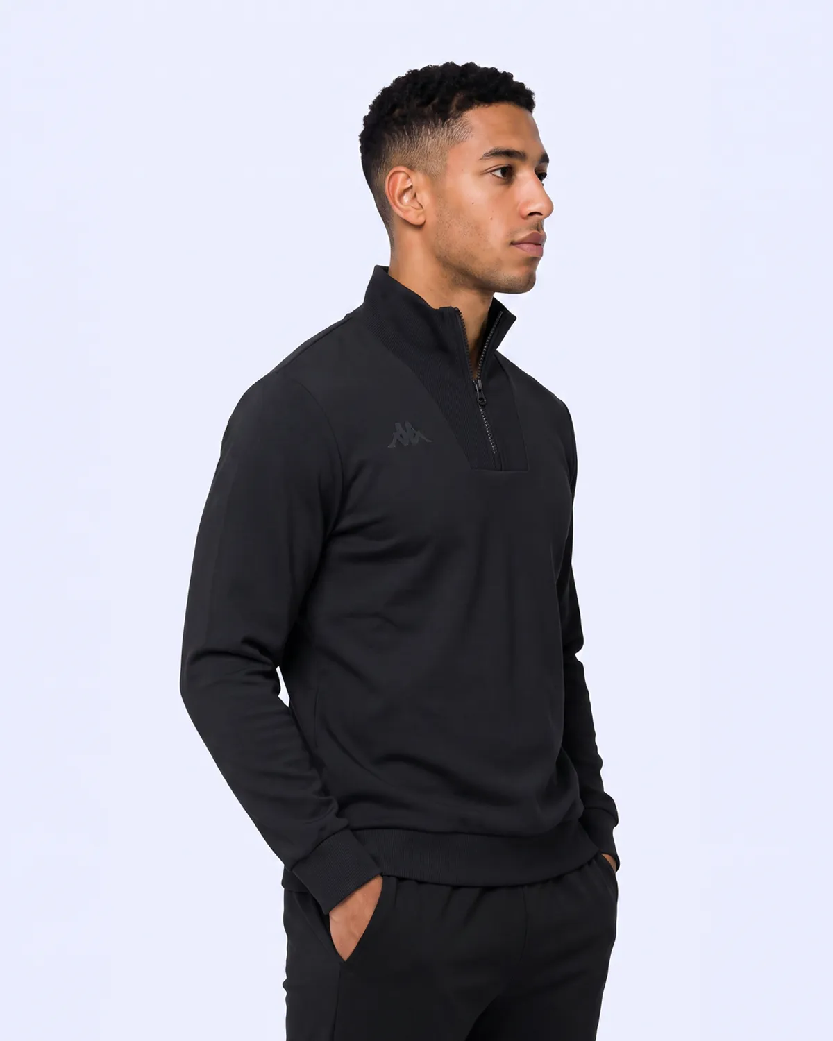 Siyah İther Tur Erkek Siyah Regular Sweatshirt