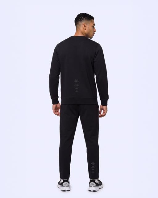 Siyah İther Tur Erkek Siyah Regular Sweatshirt - KAPPA® Türkiye