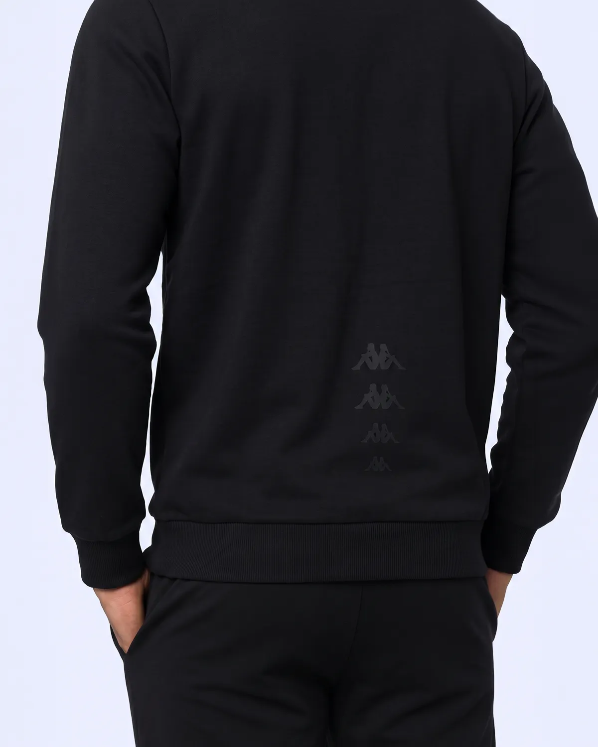 Siyah İther Tur Erkek Siyah Regular Sweatshirt