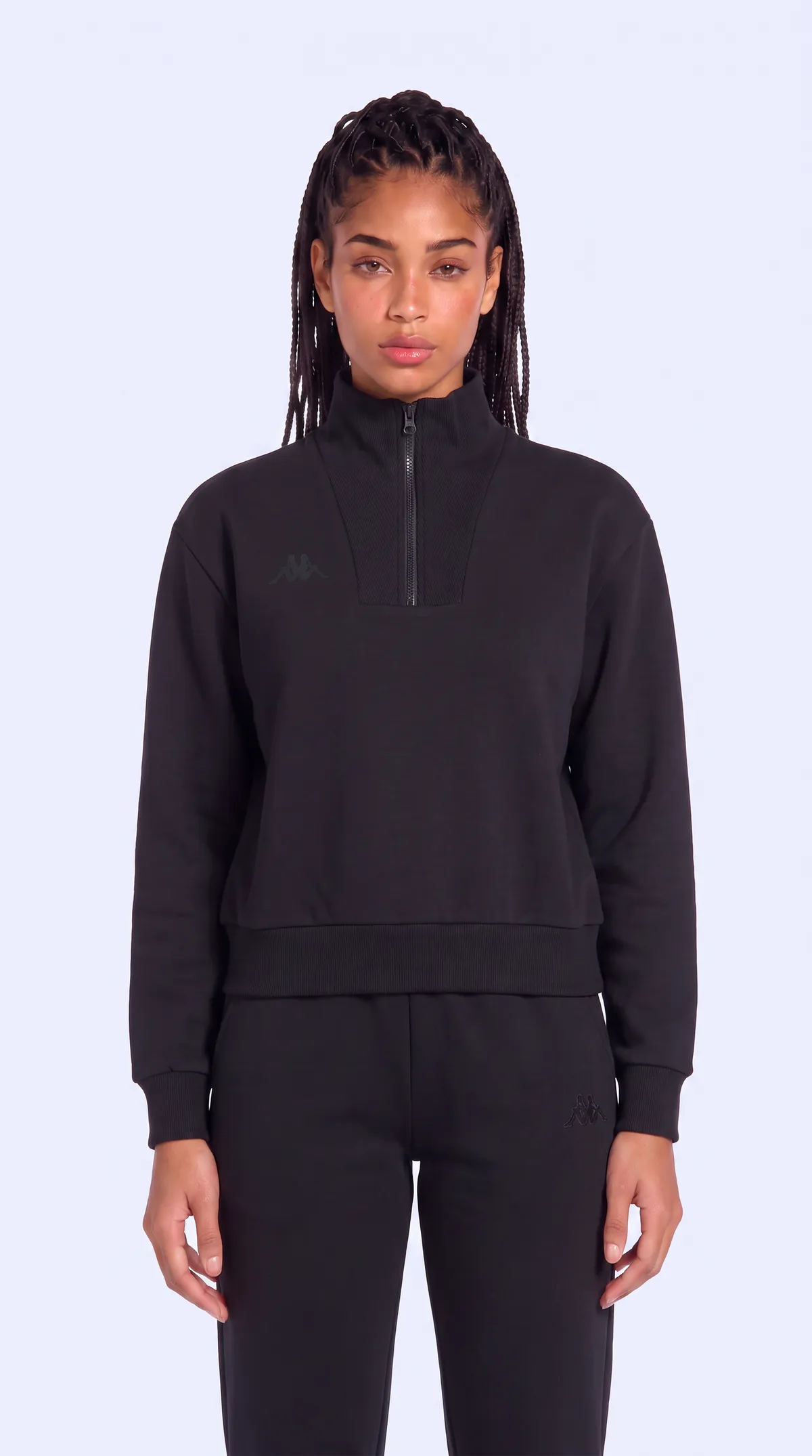 Siyah İleria Tur Kadın Siyah Oversize Sweatshirt