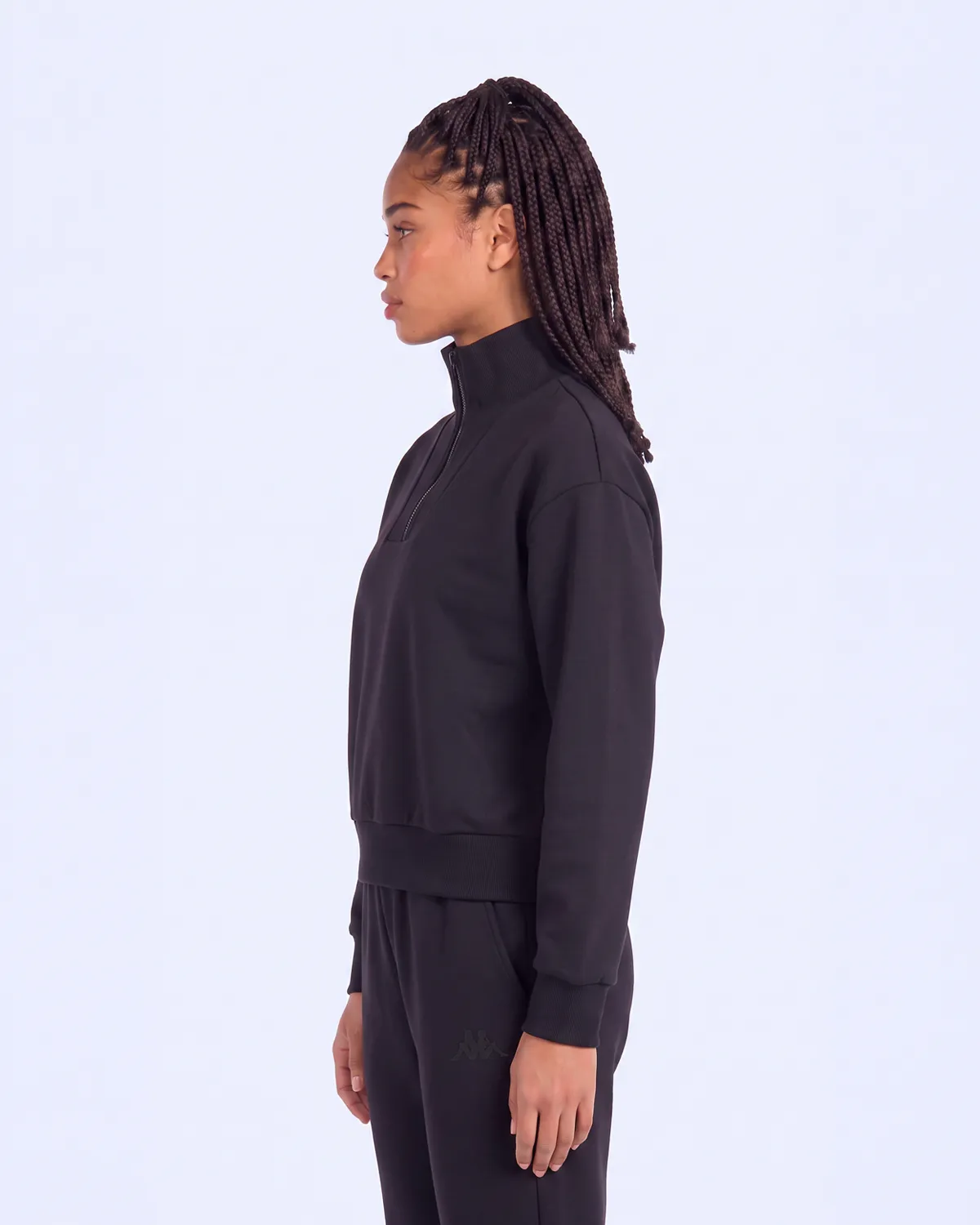Siyah İleria Tur Kadın Siyah Oversize Sweatshirt