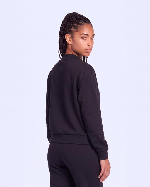 Siyah İleria Tur Kadın Siyah Oversize Sweatshirt - KAPPA® Türkiye