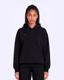 Siyah-İnova Tur Kadın Bej Oversize Hoodie
