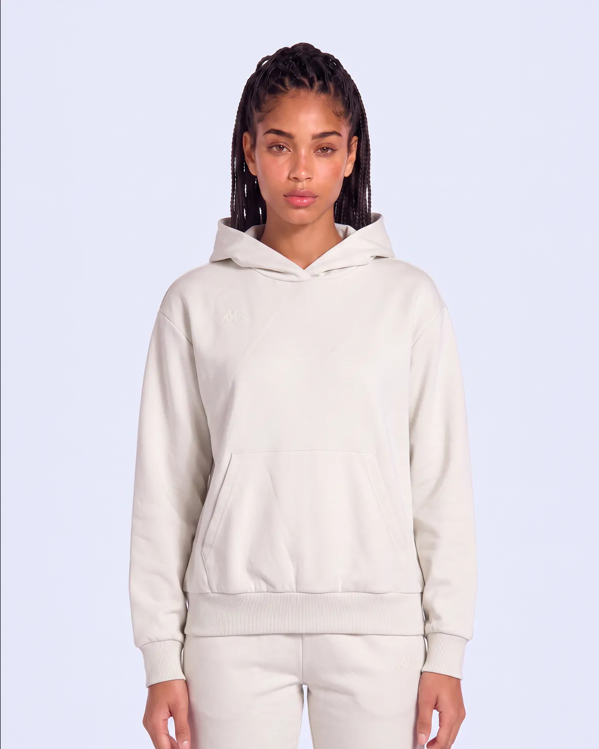 Bej İnova Tur Kadın Bej Oversize Hoodie