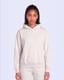 Bej-İnova Tur Kadın Bej Oversize Hoodie
