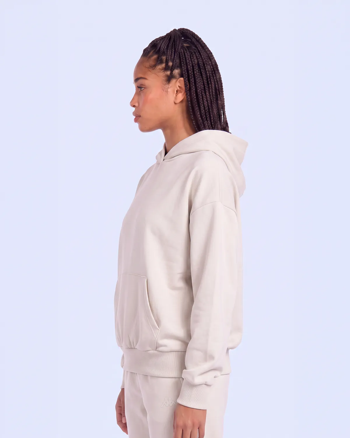 Bej İnova Tur Kadın Bej Oversize Hoodie