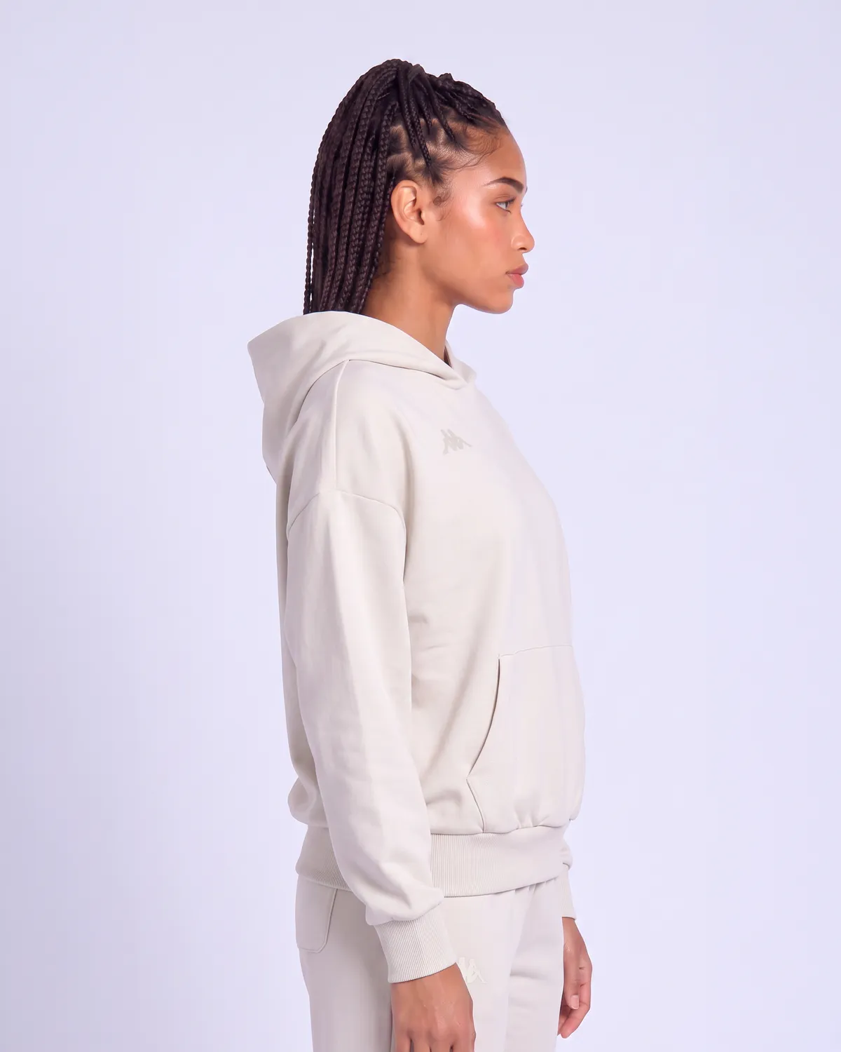 Bej İnova Tur Kadın Bej Oversize Hoodie