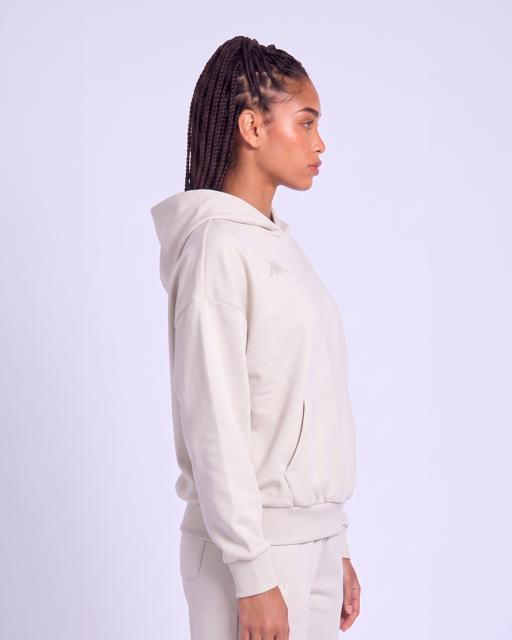 Bej İnova Tur Kadın Bej Oversize Hoodie - KAPPA® Türkiye