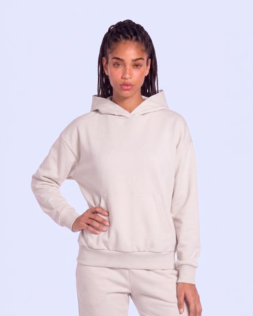Bej İnova Tur Kadın Bej Oversize Hoodie - KAPPA® Türkiye